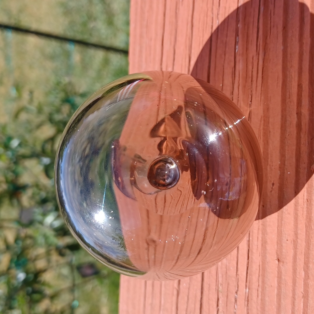 Bohemia glass apple hand-cut lead made in Czechoslovakia - Picture 4 of 5